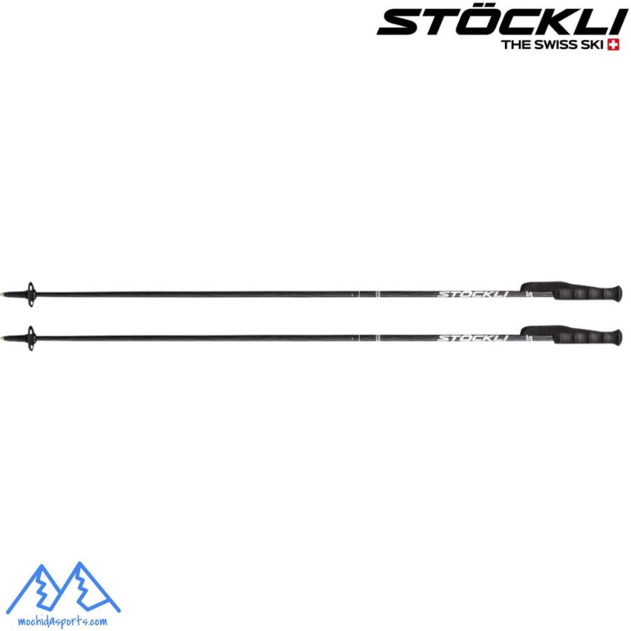 ストックリ カーボン スキーポール ストック ブラック STOCKLI CARBON