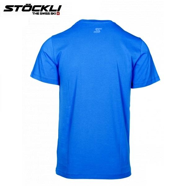 ストックリ スキー コットン Tシャツ ブルー STOCKLI T-SHIRT Azzurroblue  512153218｜msp-net｜02