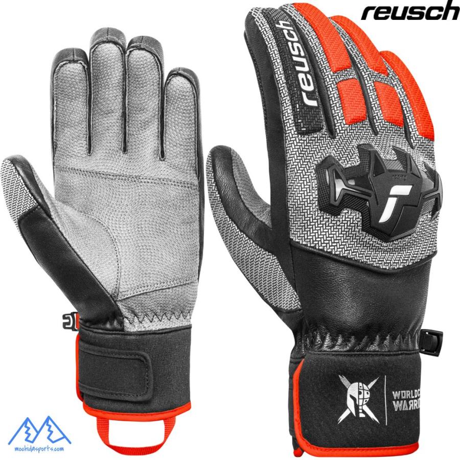 reusch（ロイシュ） レーシング スキーグローブ ブラック シルバー