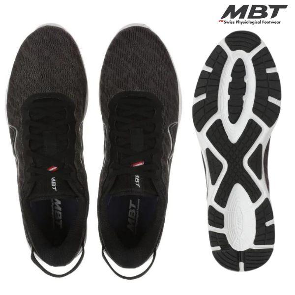 MBT メンズ 機能性 ウォーキング ランニング シューズ ブラック 