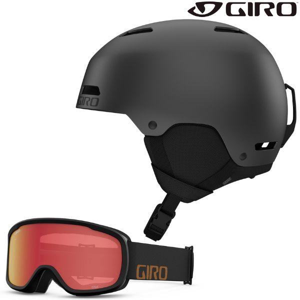GIRO LEDGE アジアンフィット + CRUZ ゴーグル セット 美品 GIRO（ジロ） スキー ヘルメット & ゴーグルセット GIRO LEDGE FS +