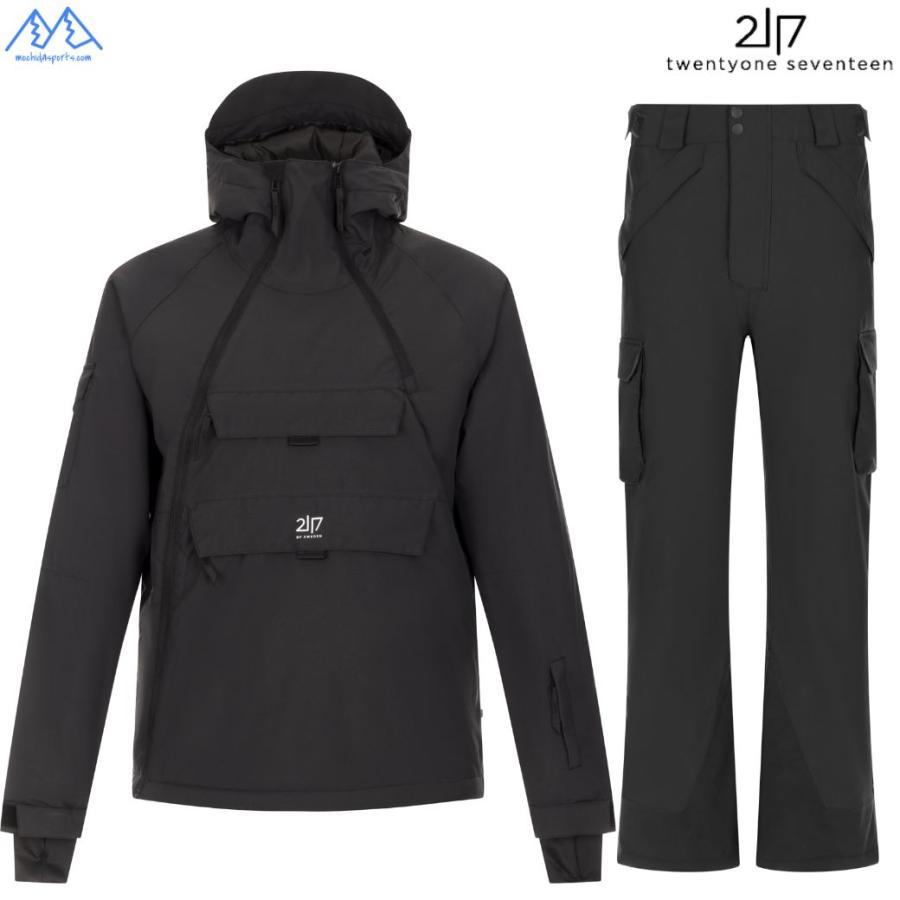 2117 of sweden スキーウエア ブラック LIGHT PADDED SKIWEAR NELKERIM