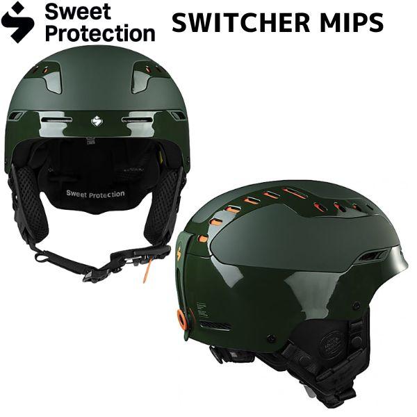 スウィートプロテクション　スキー　ヘルメット　Protection　ハイランドグリーン　Highland　Sweet　MIPS　Switcher　スウィッチャー　Helmet　ミップス　Green