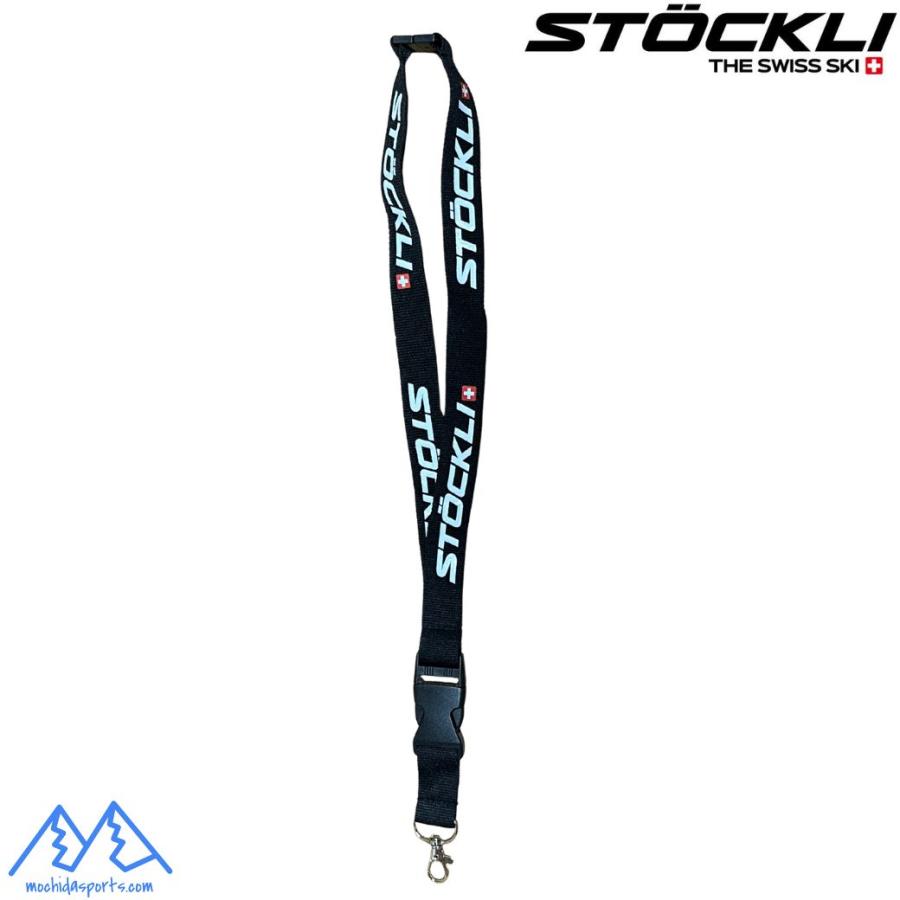 ストックリ ネックストラップ ランヤード STOCKLI CLIP LANYARD BLACK