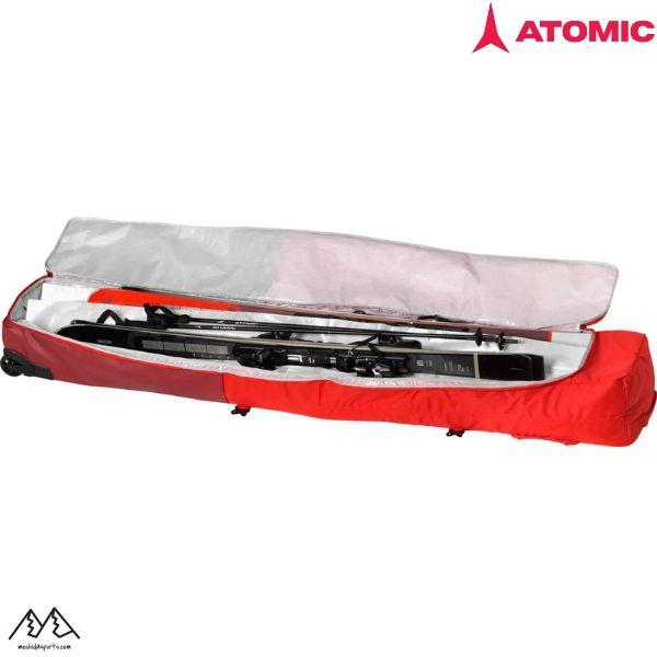 ATOMIC（アトミック） 4台入 スキーケース ホイール付 レッド ATOMIC