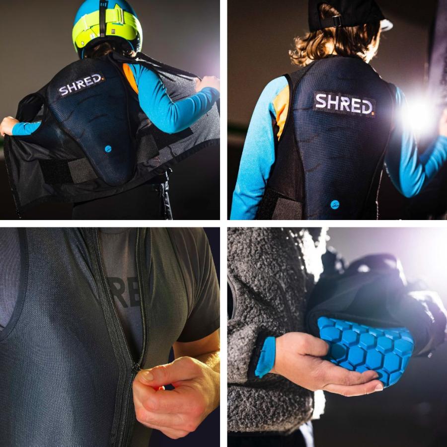 シュレッド ジュニア用 バックプロテクター ベスト SHRED FLEXI BACK PROTECTOR VEST MINI ZIP BPFVMK11 |  | 01
