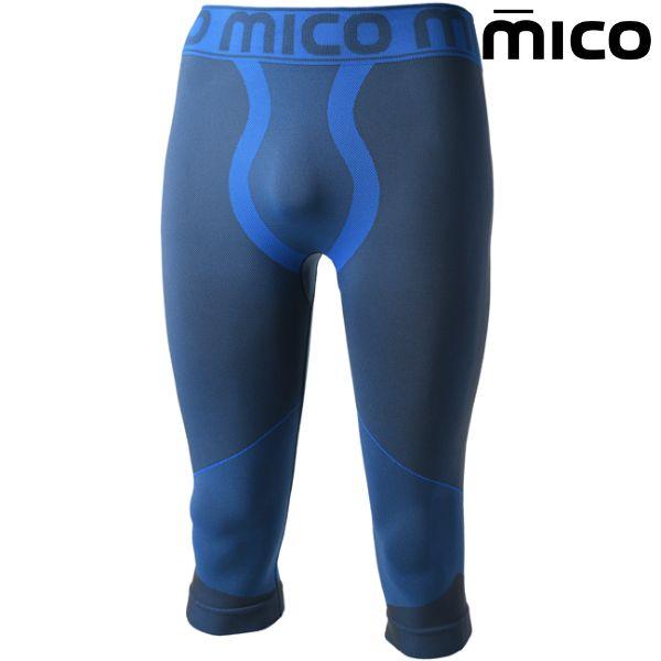 ミコ アンダータイツ セカンドスキン WARM CONTROL ベースレイヤー ブルー mico CM1854 CM1854-047 | REXXAM