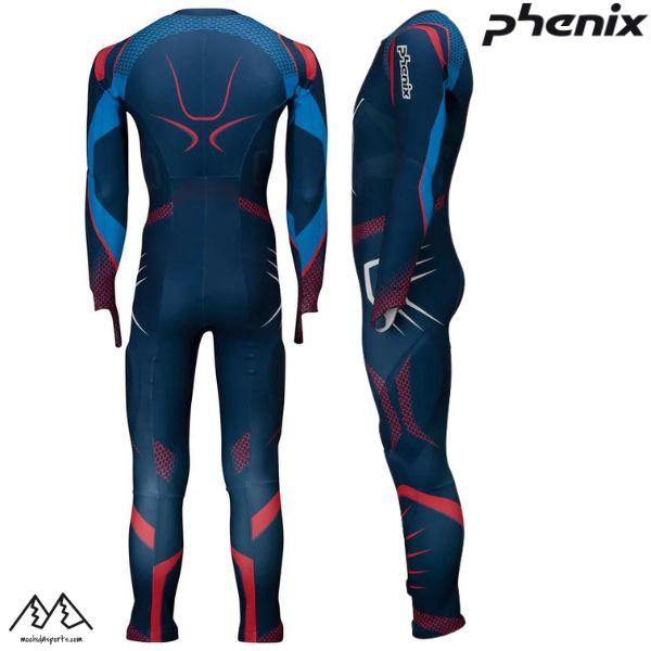 フェニックス GSワンピース FIS対応 レーシングスーツ ネイビー M L XL PHENIX DE LOREAN ONE PIECE GS SUITS for FIS ESM24GS01 NAVY | フェニックス（スポーツ） | 01