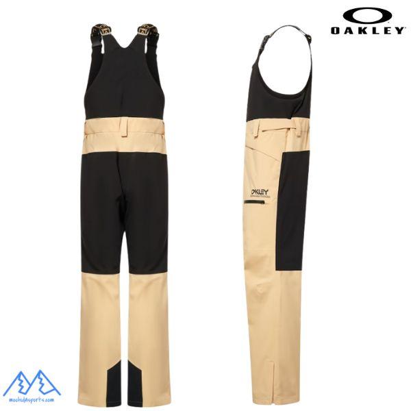 オークリー スキーパンツ シェルパンツ ブラック ベージュ OAKLEY TNP Shell BIB HUMUS FOA400939 31R | OAKLEY | 01