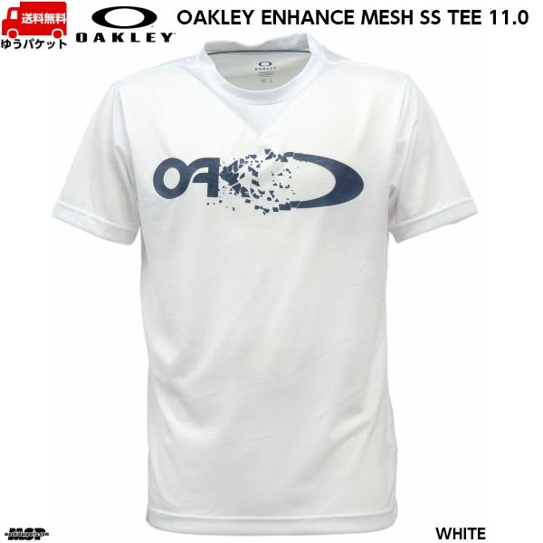 オークリー メッシュ Tシャツ ホワイト OAKLEY ENHANCE MESH SS TEE 11.0 WHITE FOA402425-100｜msp-net｜02