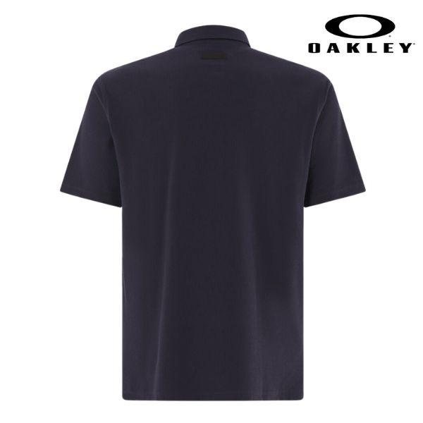 OAKLEY（オークリー） テックコールド 接触冷感 ポロシャツ ネイビー