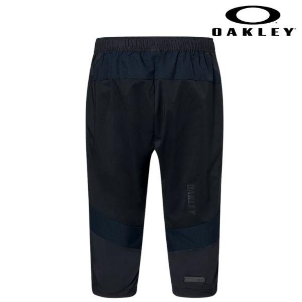 OAKLEY（オークリー） ウーブン クロップドパンツ ブラック OAKLEY