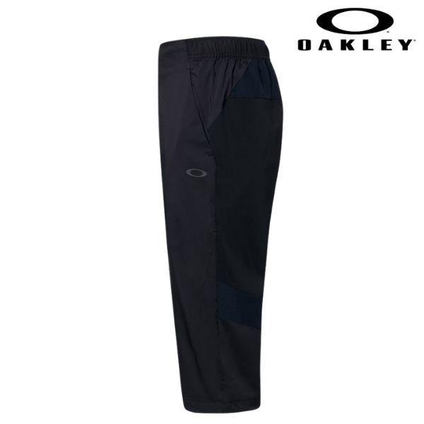 OAKLEY（オークリー） ウーブン クロップドパンツ ブラック OAKLEY