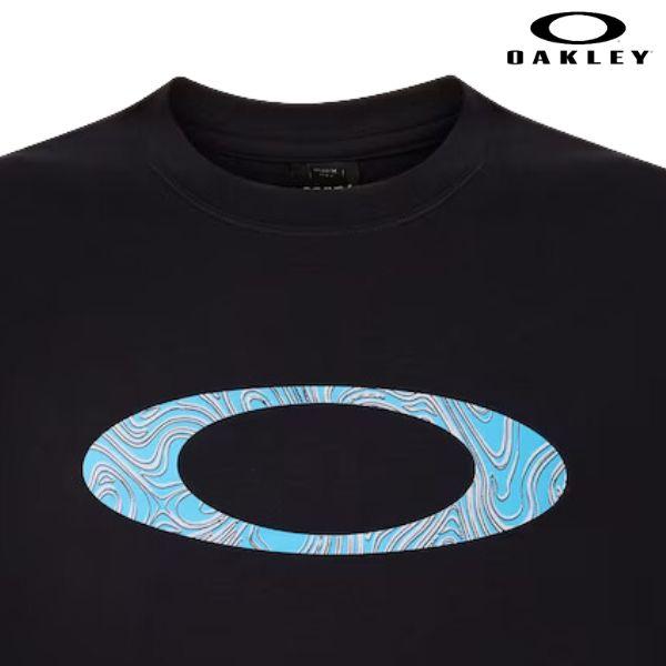 オークリー Tシャツ ブラック アイコンロゴ 吸汗速乾 UVカット OAKLEY Mtl Ellipse Sun Tee FOA405411 02E｜msp-net｜02