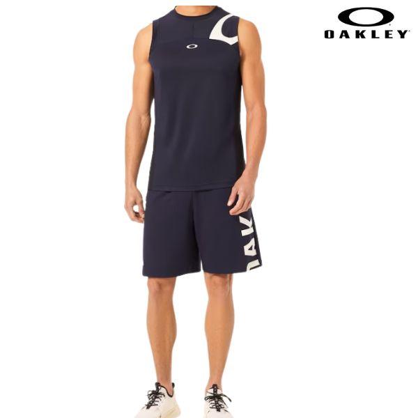 オークリー タンクトップ ノースリーブ シャツ ネイビー 接触冷感 OAKLEY Enhance Tech Cold Ns Crew 2.0 Fathom  FOA406323-6AC | OAKLEY | 03