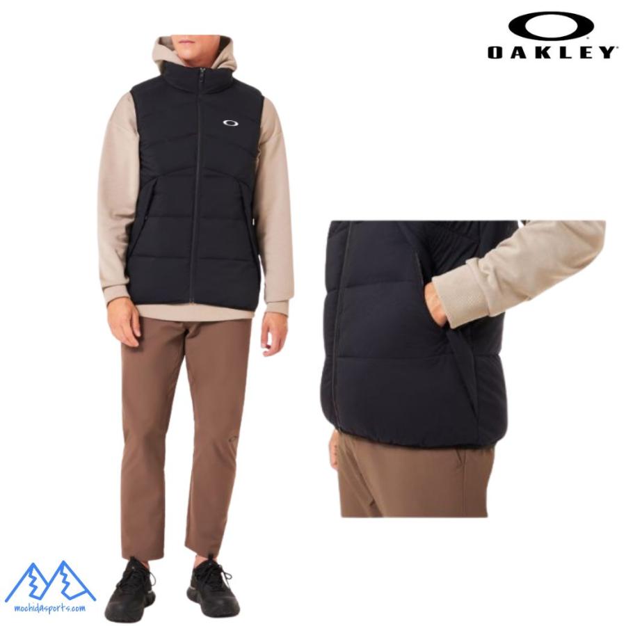 新品　L オークリー OAKLEY ゴルフ 中綿ジャケット 2WAY ベスト OAKLEY【オークリー】2WAY ダウンベスト 中綿【size L】 オークリー