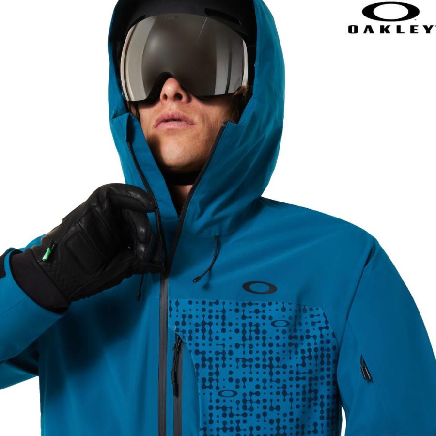 OAKLEY（オークリー） スキージャケット スキーウェア グリーンブルー