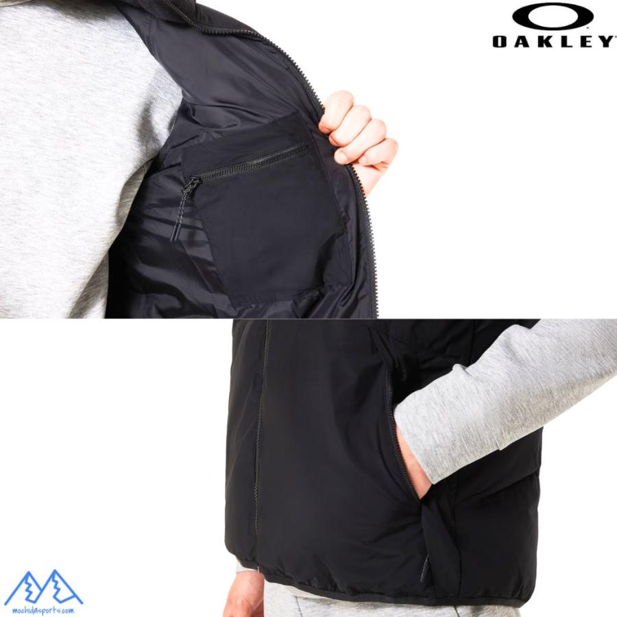 OAKLEY（オークリー） 中綿入 保温 軽量 撥水 ベスト ブラック OAKLEY