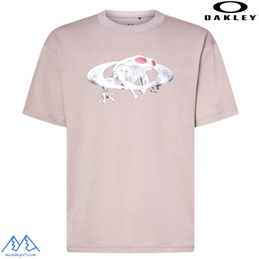 OAKLEY（オークリー） Tシャツ カエル スモークドパール 吸汗速乾 綿混