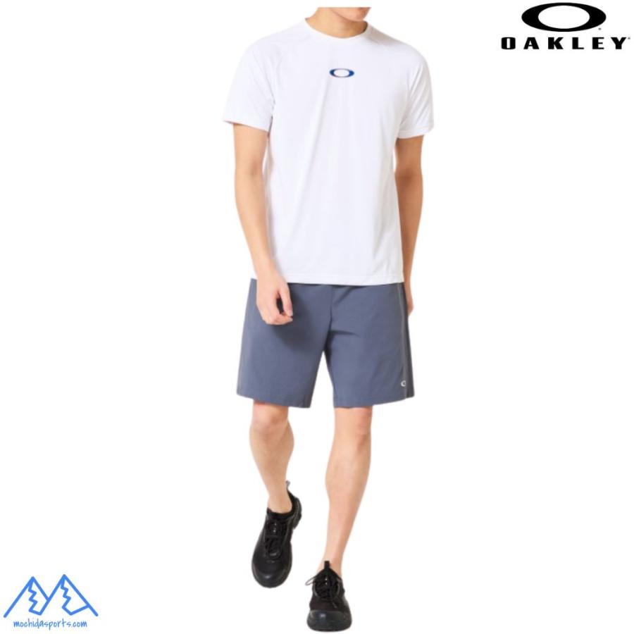 OAKLEY ショートパンツ グレー 34インチ OAKLEY（オークリー） トレーニング ショーツ グレー 吸汗速乾 伸縮