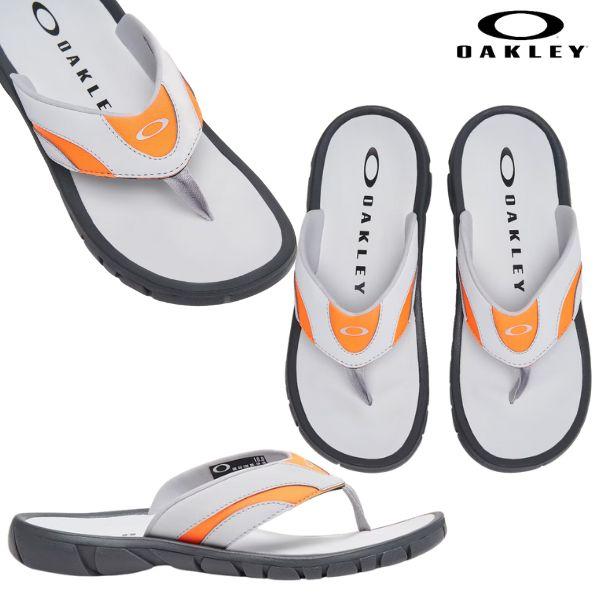 OAKLEY（オークリー） サンダル グレー オレンジ オーコイル Oakley O