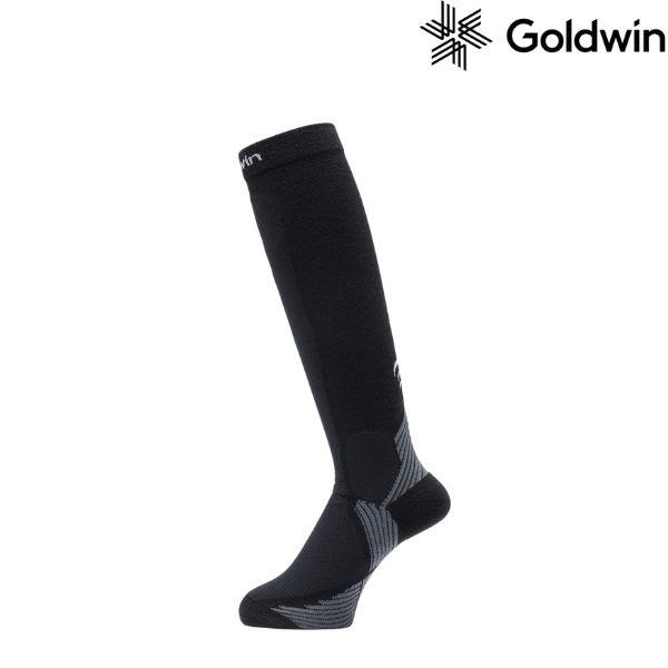 ゴールドウィン スキーソックス ウィンター サポート ハイソックス シースリーフィット ブラック GOLDWIN Winter Support High Socks C3fit Black GC20323 BK | GOLDWIN