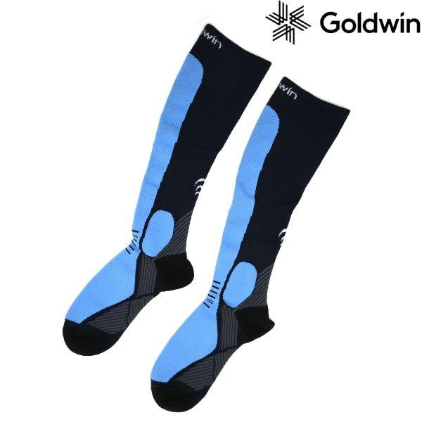 ゴールドウィン スキーソックス ウィンター サポート ハイソックス シースリーフィット ネイビー GOLDWIN Winter Support High Socks C3fit Navy GC20323 NA | GOLDWIN | 02