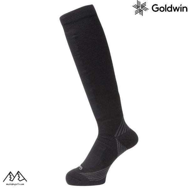 ゴールドウイン スキーソックス シースリーフィット ウィンター サポート ハイソックス  ブラック GOLDWIN Winter Support High Socks C3fit Black GC24394-BK | GOLDWIN