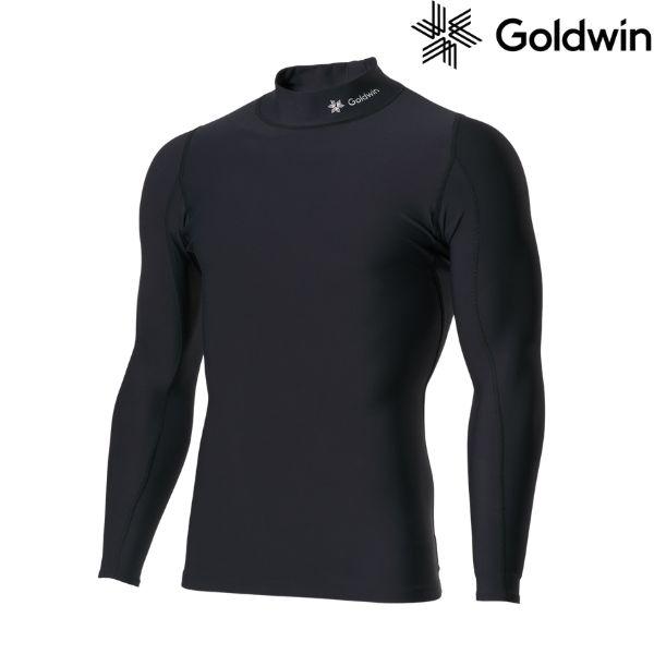 ゴールドウィン スキー アンダーシャツ シースリーフィット 光電子ウォーム GOLDWIN Kodenshi Warm High Neck Long Sleeves C3fit Men'S GC62302 BK | GOLDWIN