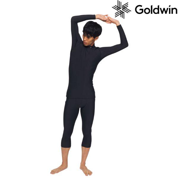 ゴールドウィン スキー アンダーシャツ シースリーフィット 光電子ウォーム GOLDWIN Kodenshi Warm High Neck Long Sleeves C3fit Men'S GC62302 BK | GOLDWIN | 01