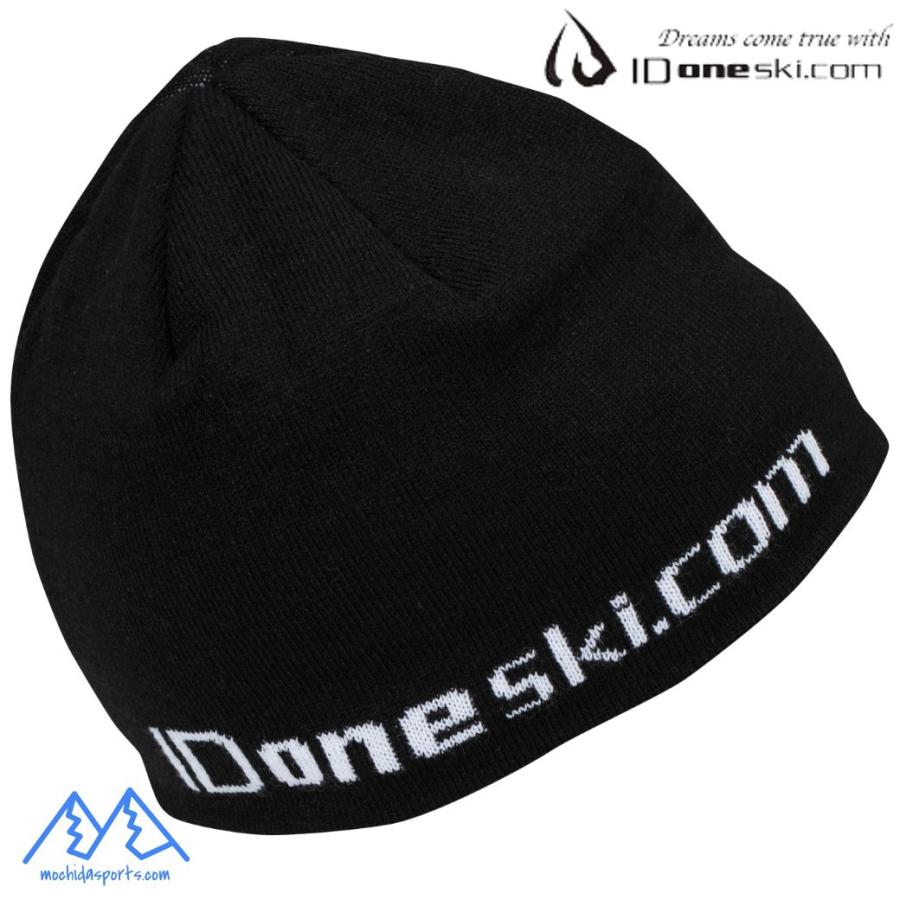 アイディーワン ニットキャップ ブラック ID ONE BEANIE GLOBAL 01