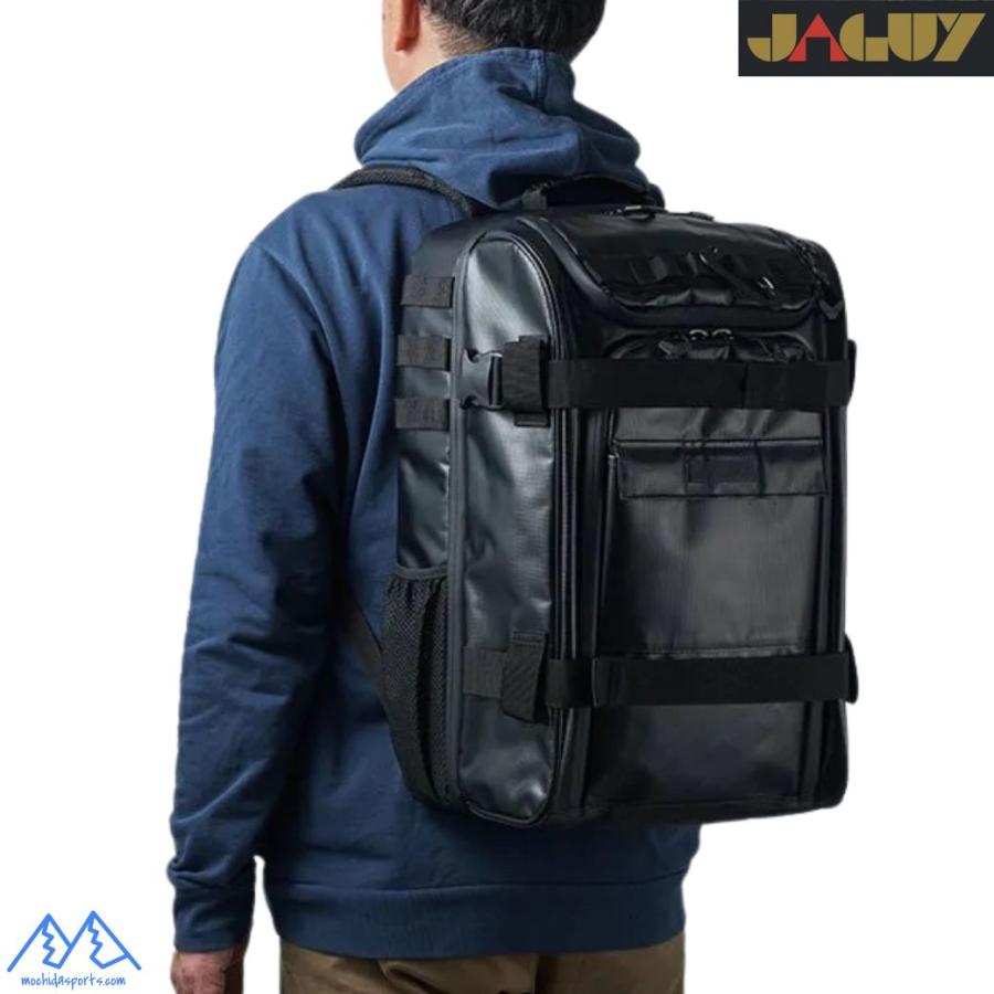 ヤガイ スキー ブーツバッグ ヘルメット バックパック オールインワン 3ウェイギアバック 35L ブラック JAGUY BLACK LINE ALL IN ONE 3WAY GEAR BAG JAG2006の画像