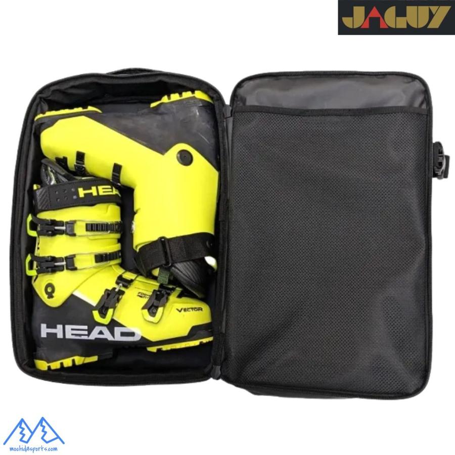 ヤガイ スキー ブーツバッグ ヘルメット バックパック オールインワン 3ウェイギアバック 35L ブラック JAGUY BLACK LINE ALL IN ONE 3WAY GEAR BAG JAG2006の画像