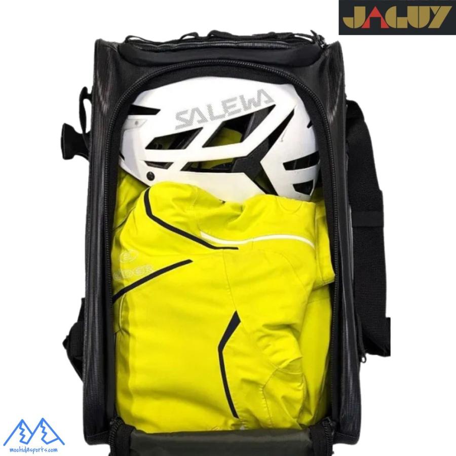 ヤガイ スキー ブーツバッグ ヘルメット バックパック オールインワン 3ウェイギアバック 35L ブラック JAGUY BLACK LINE ALL IN ONE 3WAY GEAR BAG JAG2006の画像