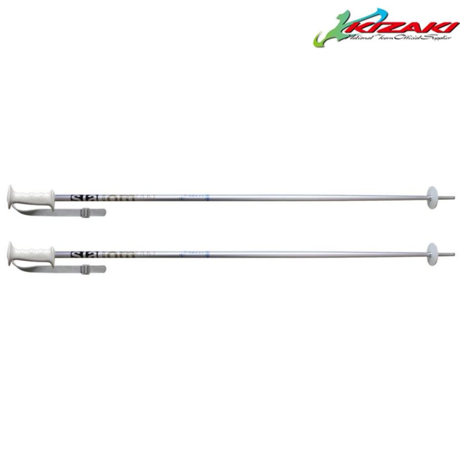 KIZAKI（キザキ） ストック スキーポール スラローム シルバー KIZAKI