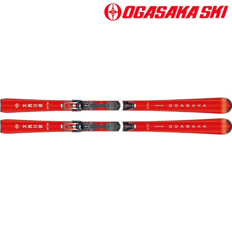 オガサカ スキー KEO'S ケオッズ KS-AD/RD レッド + PRD11GW ビンディングセット | OGASAKA
