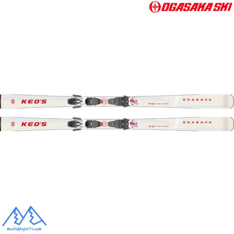 オガサカ スキー KEO'S ケオッズ KS-UX/WT ホワイト + SLR10GW ビンディングセット OGASAKA KS UX KS-UX WT SLR10 | OGASAKA