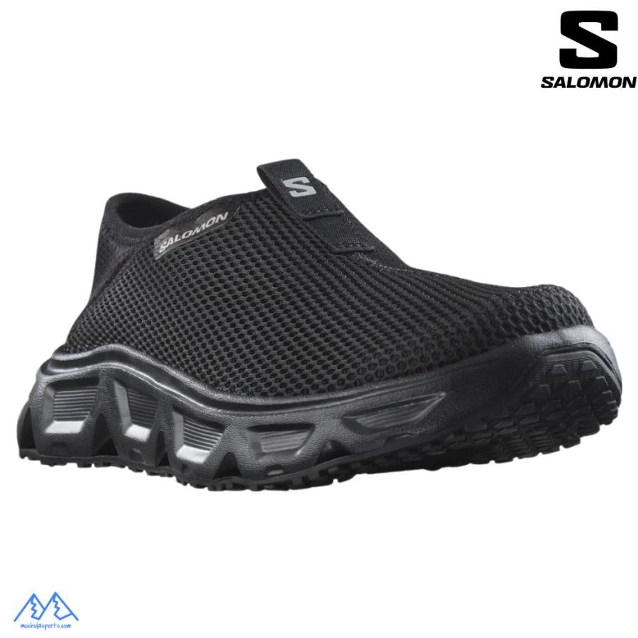 サロモン リラックス モック スリッポン リカバリー シューズ ブラック SALOMON RX MOC 6.0 Black/Black/Alloy REELAX MOC 6.0 L47111500 | SALOMON