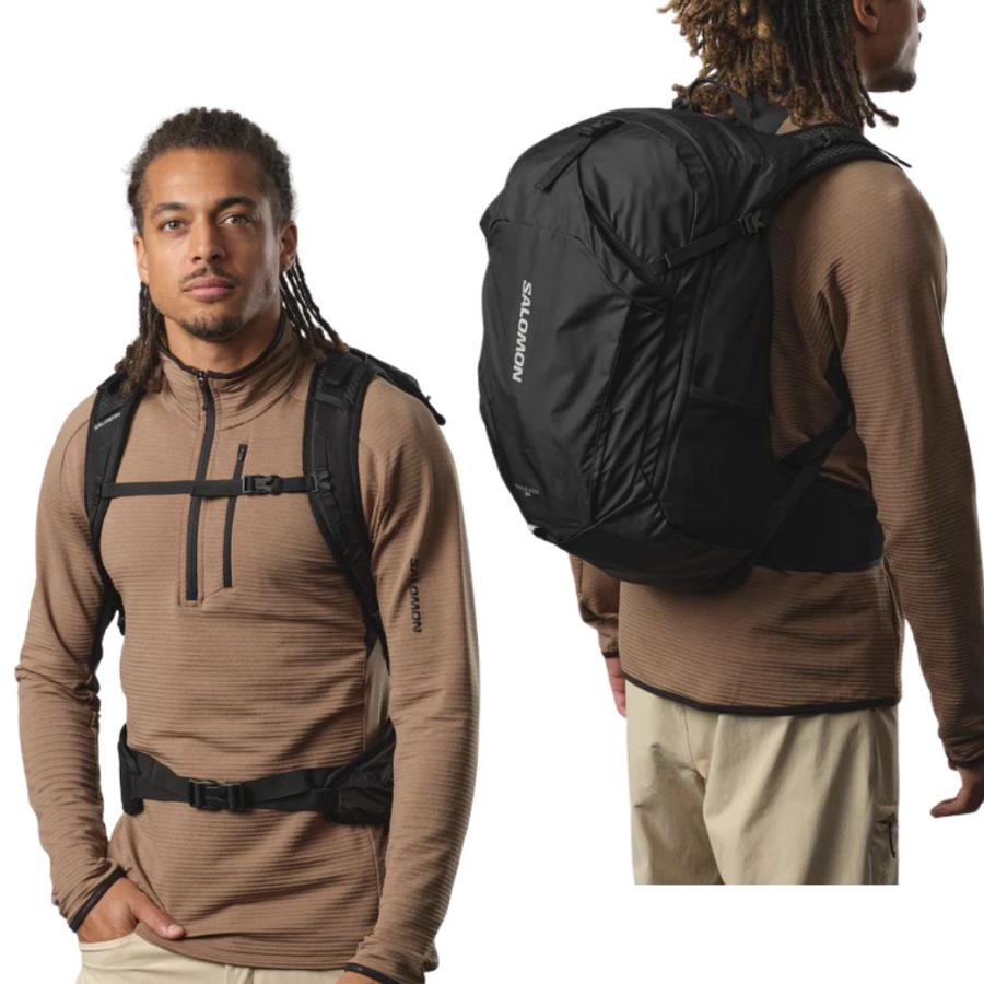 SALOMON（サロモン） バックパック ハイキングバッグ 30L ブラック