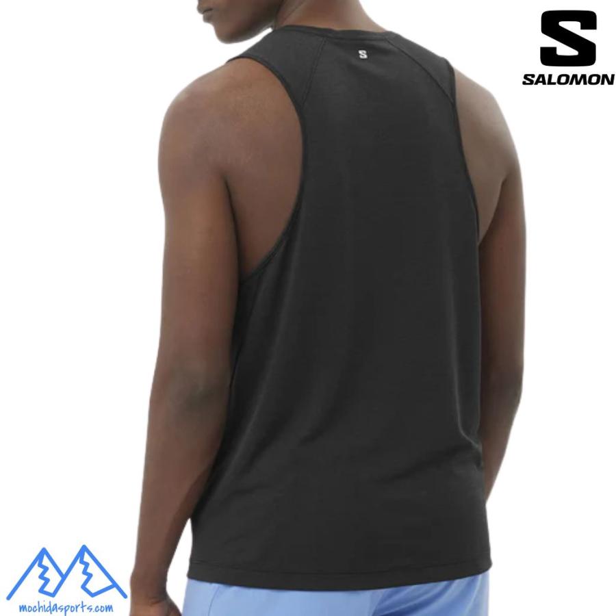 SALOMON（サロモン） ランニングタンクトップ ノースリーブ ブラック