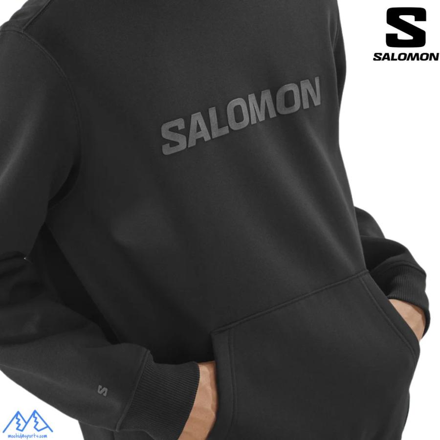 SALOMON（サロモン） フーディー スウェット パーカー ビッグロゴ