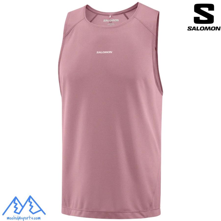 SALOMON（サロモン） ランニングタンクトップ ノースリーブ ダスキー