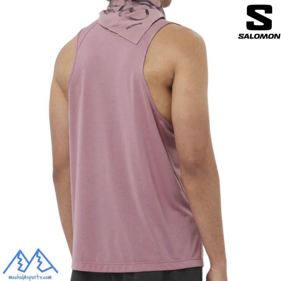 SALOMON（サロモン） ランニングタンクトップ ノースリーブ ダスキー
