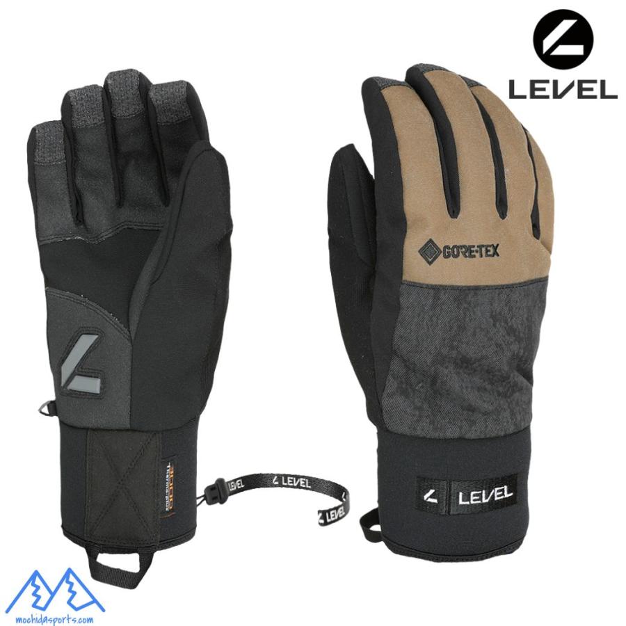 LEVEL（レベル） ゴアテックス スキーグローブ 防水 オリーブグリーン