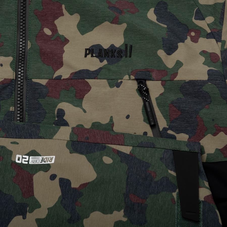 プランクス イエティ ハンター シェルジャケット ビブパンツ カモ (中綿無し) Mサイズ PLANKS YETI HUNTER SHELL JACKET ＆ SHELL BIB PANTS AUTUMN CAMO |  | 04
