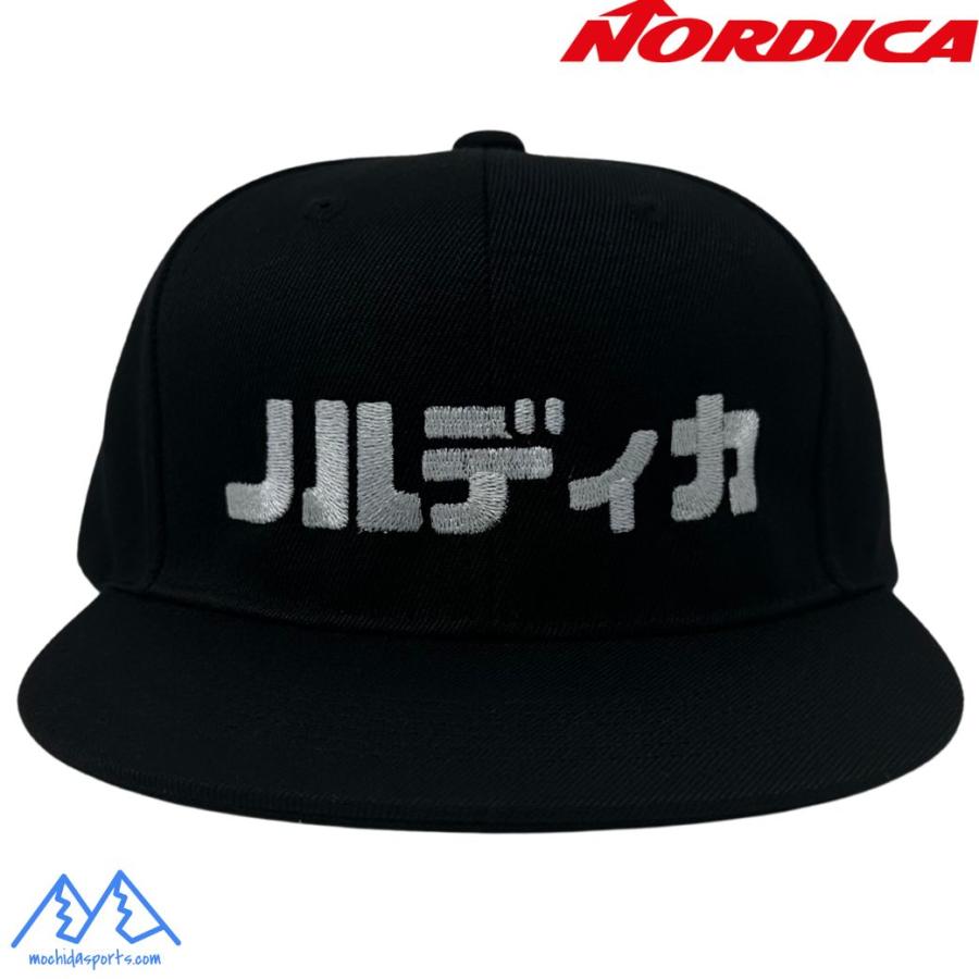 ノルディカ フラットバイザー キャップ 帽子 ブラック NORDICA CAP NORCAP1 | NORDICA | 01