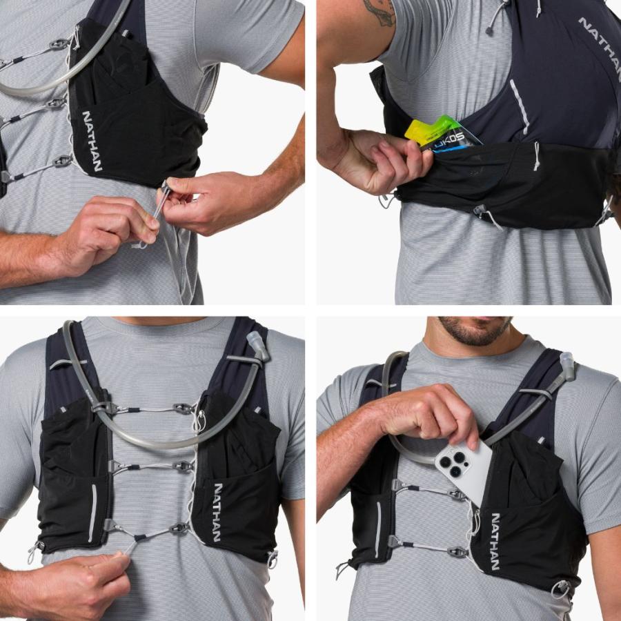 ネイサン NATHAN PINNACLE PRO ピナクル プロ 12L JP ロード トレイル ランニング ザック バックパック リュック グリーン (フラスク無し) NS30650J SS | NATHAN | 01