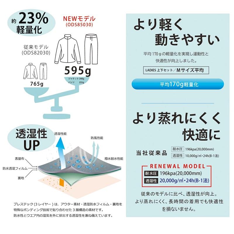 オンヨネ（ONYONE） レディース レインウエア セット レインスーツ