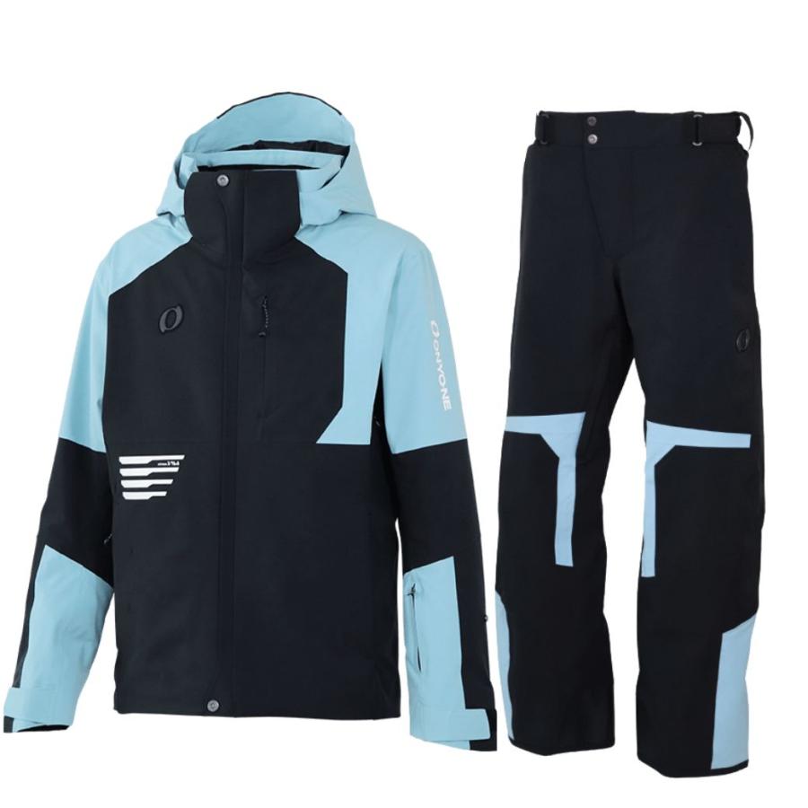 オンヨネ デモ チーム スキーウェア Mサイズ Lサイズ ブラック ブルー ONYONE DEMO TEAM OUTER JACKET PANTS BLACK×G.BLUE ONJ98400R ONP98450R 009691 | オンヨネ