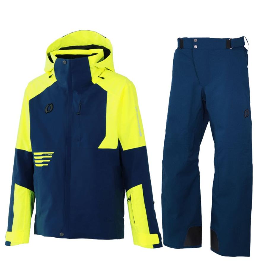 オンヨネ デモ チーム スキーウェア ネイビー イエロー ONYONE DEMO TEAM OUTER JACKET&PANTS NAVY×F.YELLOW ONJ98400R 688F280 ONP98450R 688 | オンヨネ